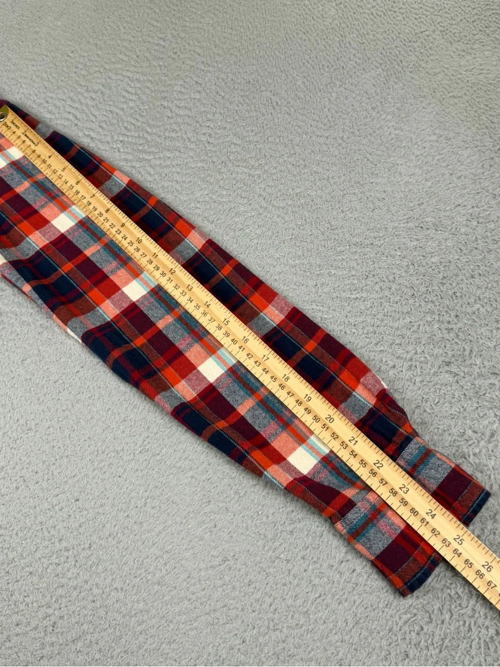 J Crew Flannel Shirt Mens Medium Multicolor Plaid Slim Fit Long Sleeve Preppy